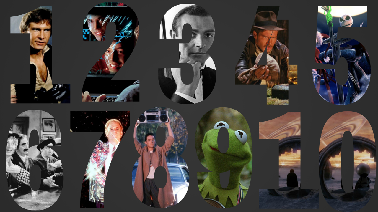 Top 10 Favorite Movies, right now… #Top10